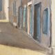 Huile sur carton vintage