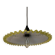 Antique uraline opaline pancake chandelier