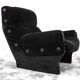 Fauteuil & ottoman par Osvaldo Borsani pour Tecno 1965