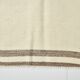 6x9 Cream & Brown Contemporary Vintage Kilim Rug, 184x282Cm