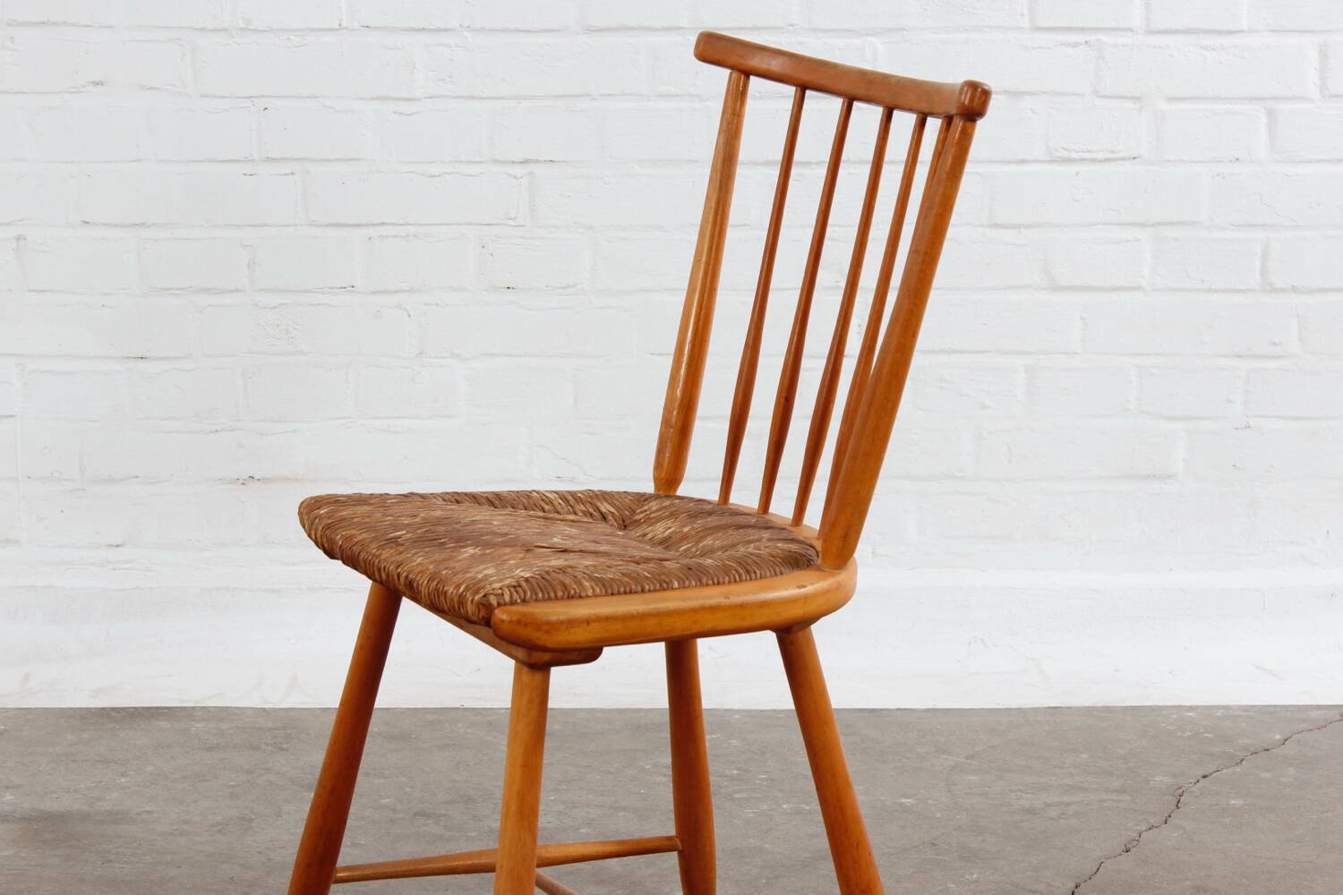 Vintage 4er Set Stühle Lambrecht WKS Mid Century 50er 60er