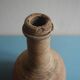 antique rustic decorative terracotta pottery bottle