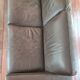 Natuzzi 3-seater sofa in full grain brown leather