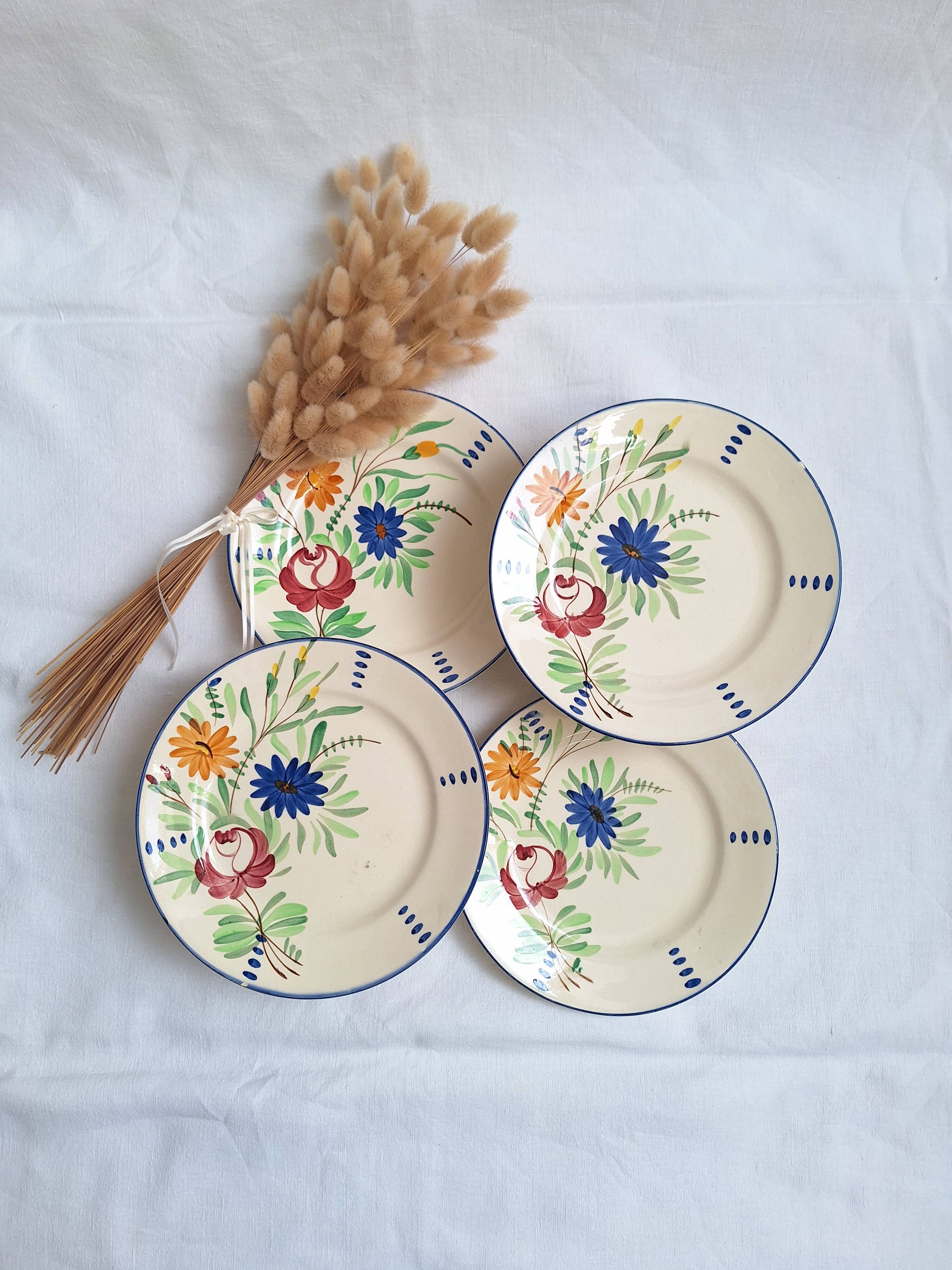 Assiettes plates Longchamp