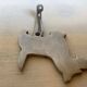 Silver metal Scottish coat hook