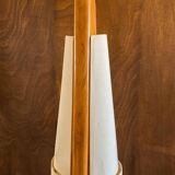 Vintage solid wood floor lamp