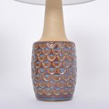 Paire de lampes de table en grès faites à la main du milieu du siècle, modèle 3001 par Einar Johansen pour Soholm