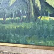 Framed oil painting "forest"