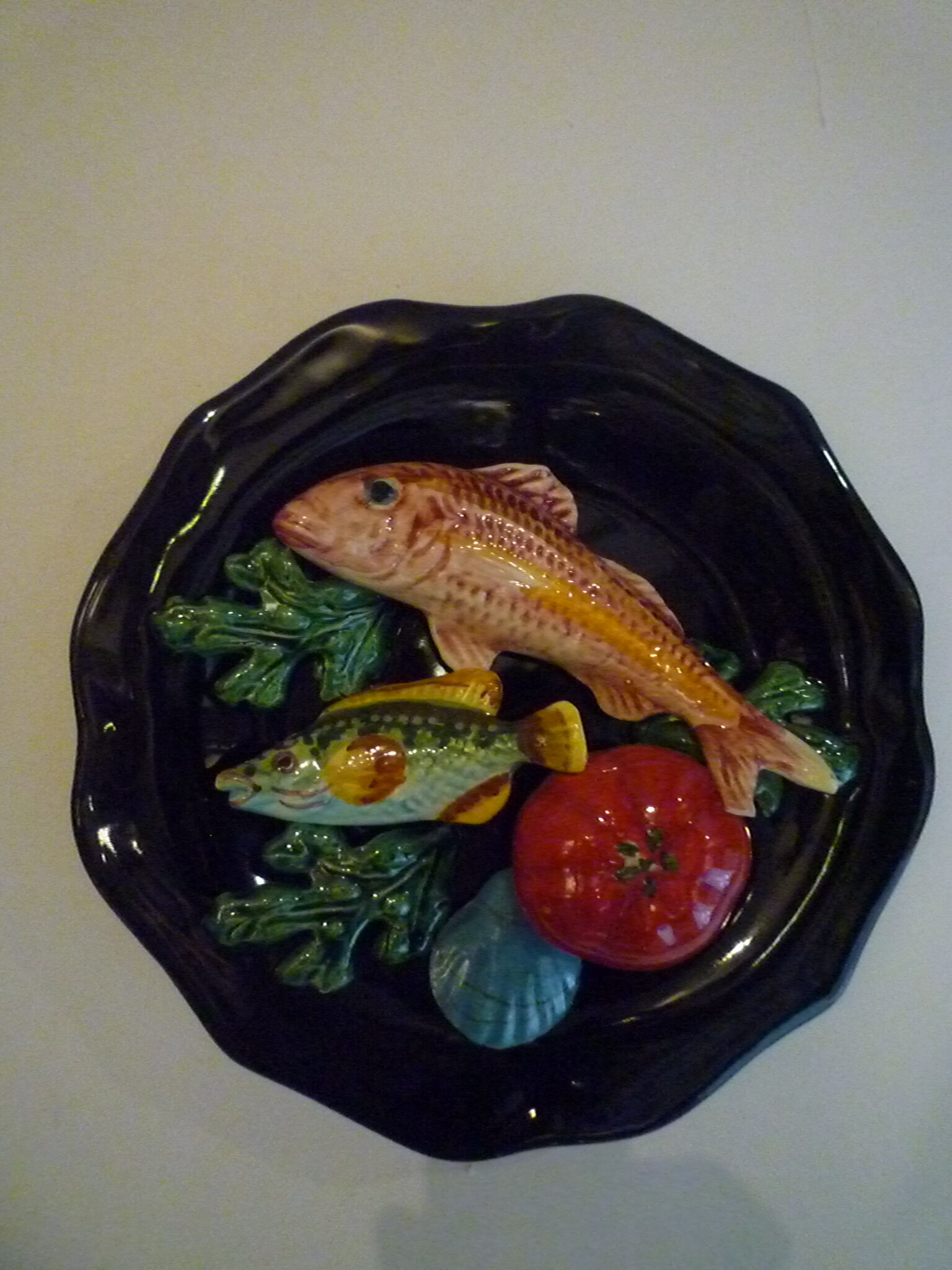 Vintage decorative slurry plate