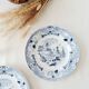 Set of 2 flat plates Petrus Regout, Timor