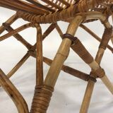 Rohe Noordwolde rattan chair, 1960, Netherlands