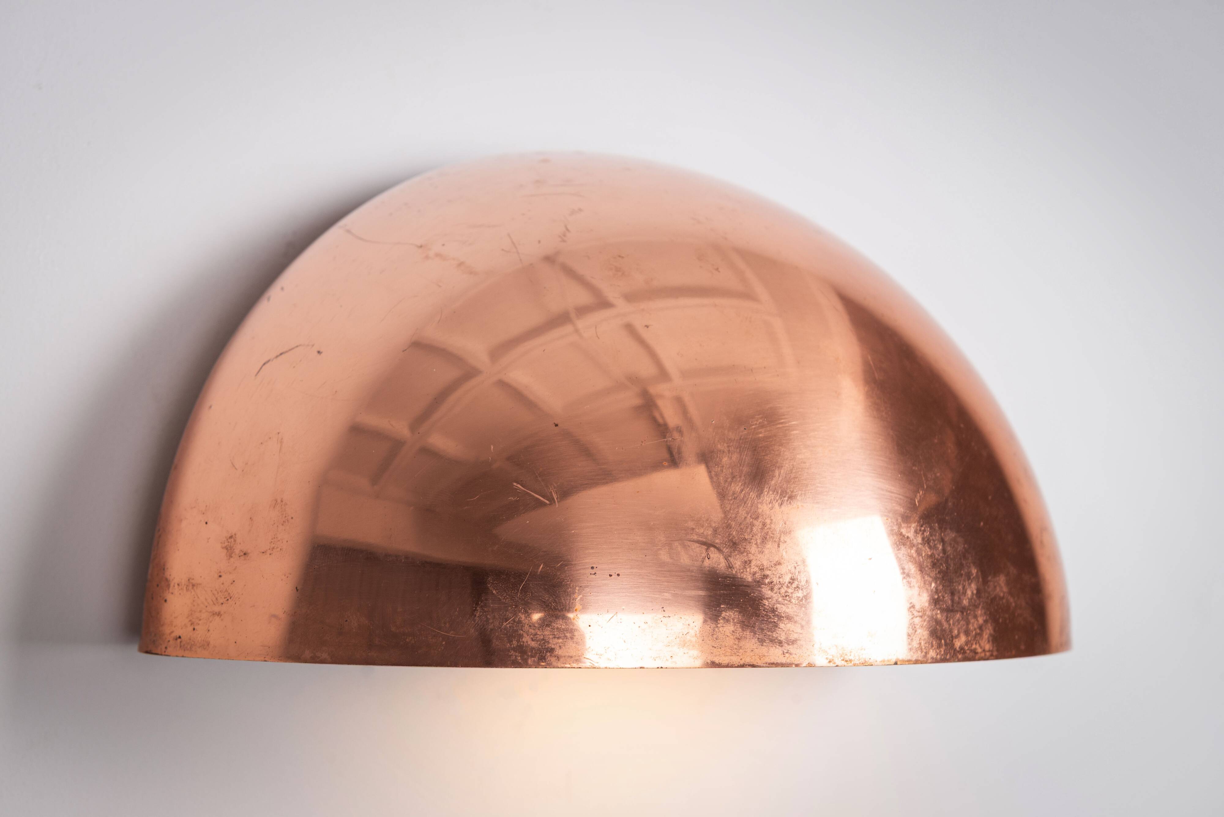 Horn Belysning Type 6650 wall lamp in copper