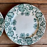 4 assiettes à dessert Nénuphar R & A Salins