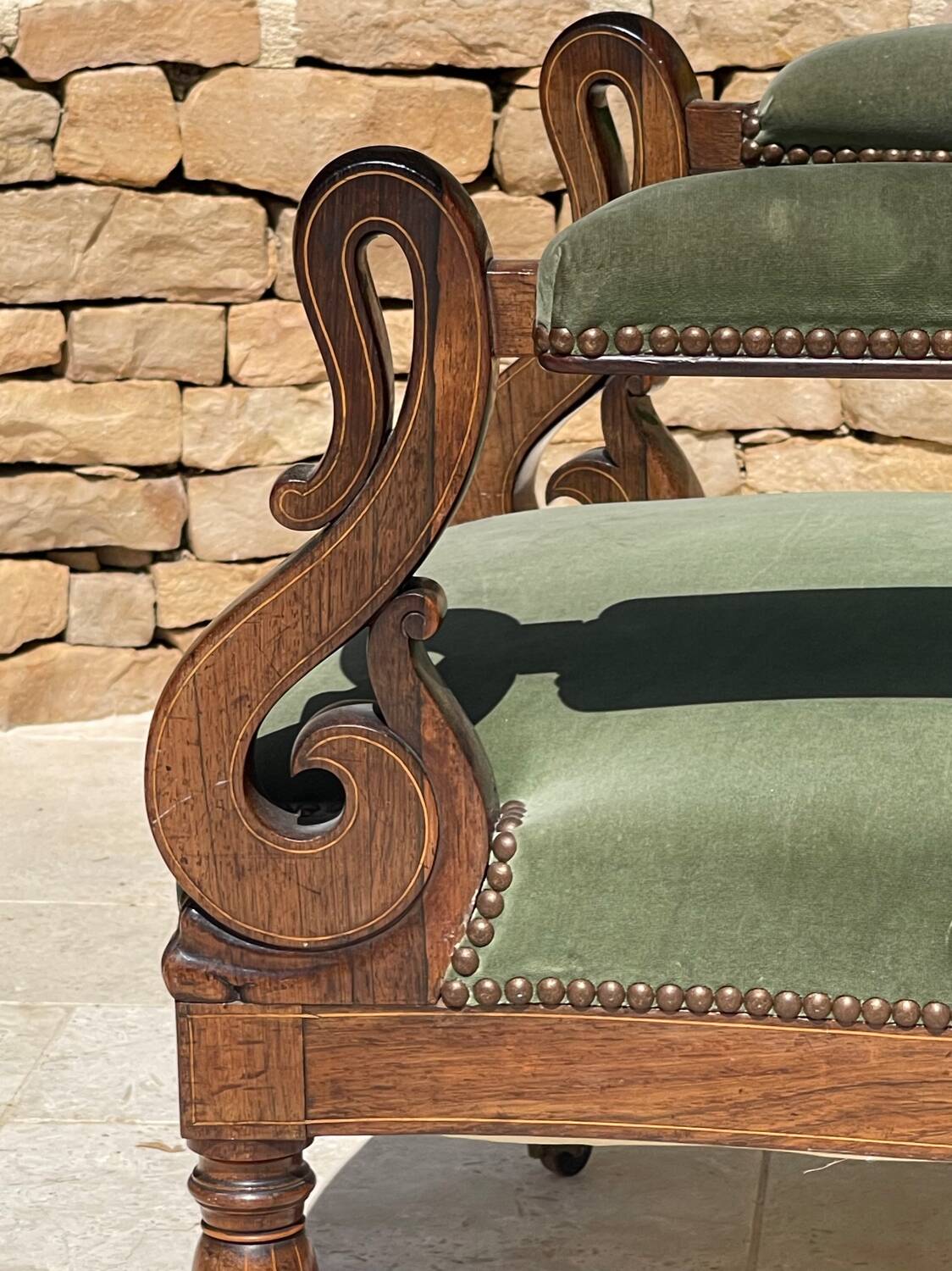 Voltaire Charles X armchair