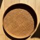 Antique tray made of woven bamboo