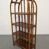 Bamboo and rattan shelves from the 60s/70s