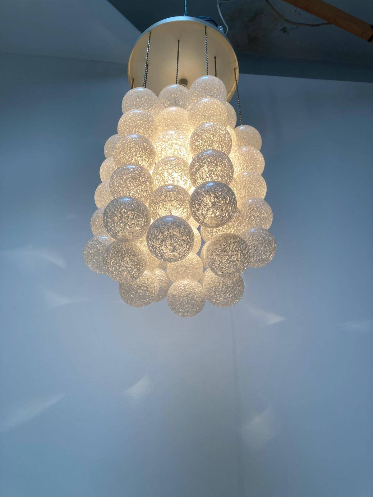 Lampe pendante "Bubble" de Napako, Tchécoslovaquie, années 1970