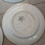 13 mismatched antique dessert plates