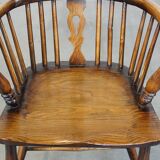 English wooden Windsor dining room/side chair