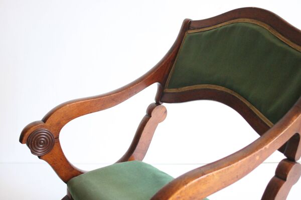 Tabouret et chaise de prière transformables victoriens pour prie-Dieu