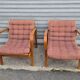 Paire de fauteuils tchèque 1940 circa