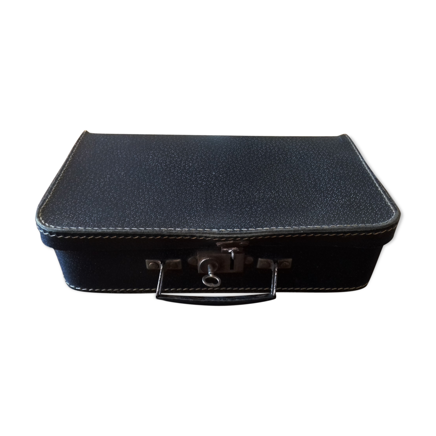 Vintage black suitcase