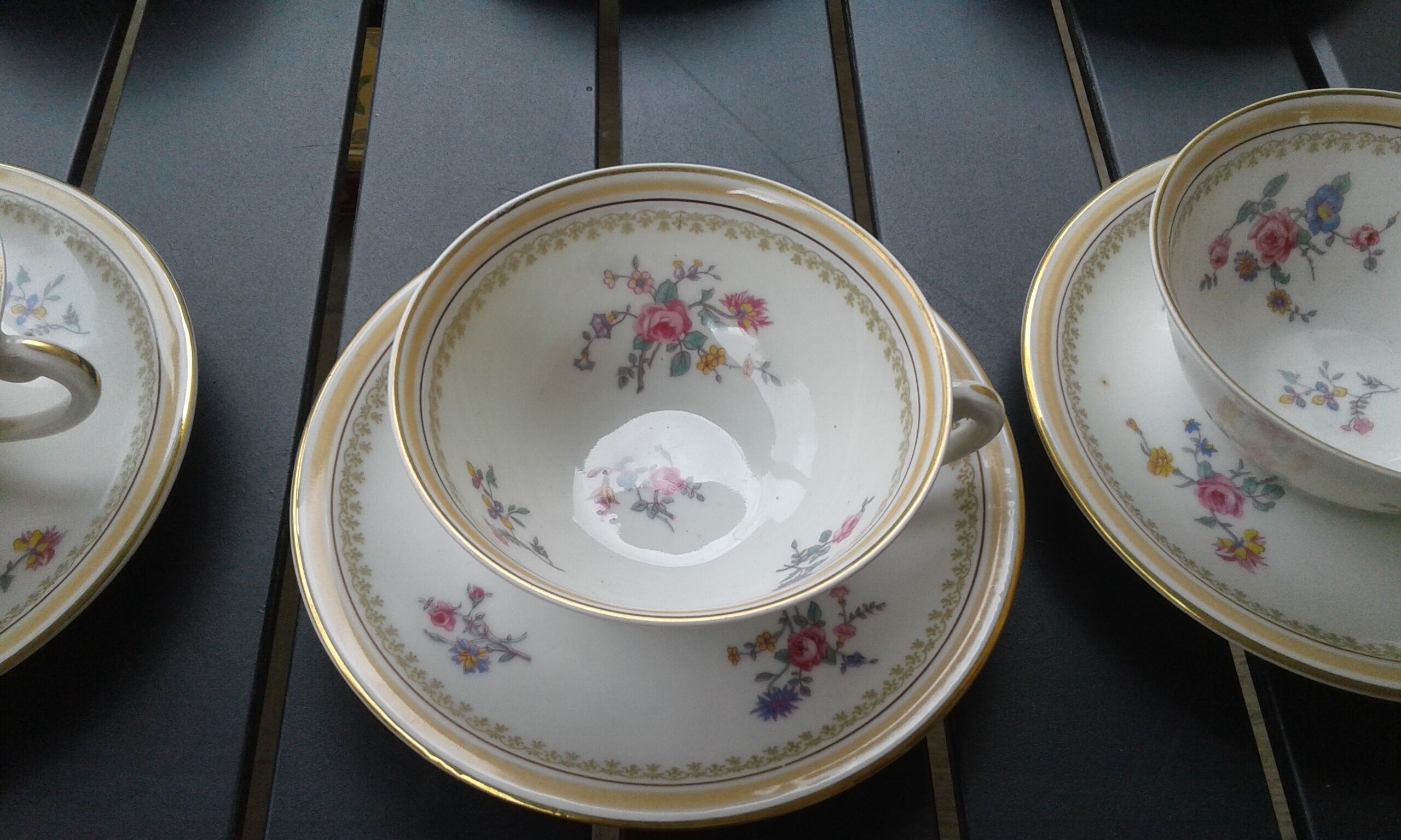 Coffee service, porcelain limoges, Charles Ahrenfeldt, circa 50