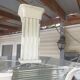 Art deco chandelier in plaster years 40