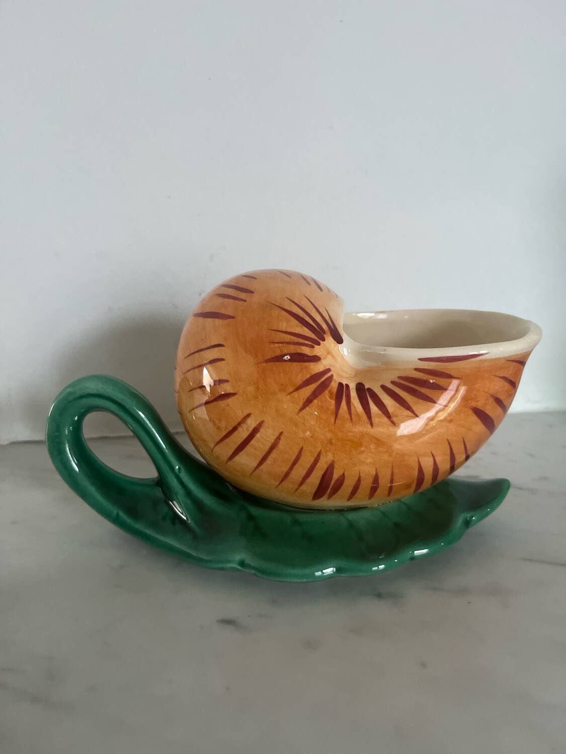 Saucière barbotine escargot