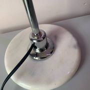 Lampe vintage années 70 chrome et marbre