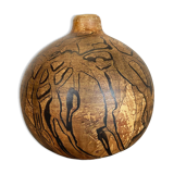 Abstract Ceramic Studio Pottery Vase by Gerhard Liebenthron, Germany, 1970s