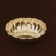 Large silver-plated metal dish from the second half of the 20th century