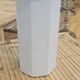 Large flared vintage faceted vase in white porcelain Royal KPM Bavaria