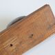 Wall coat rack in wood and metal