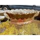 4 cast iron planters from 1900 from Charleville-Mézières, rockery style