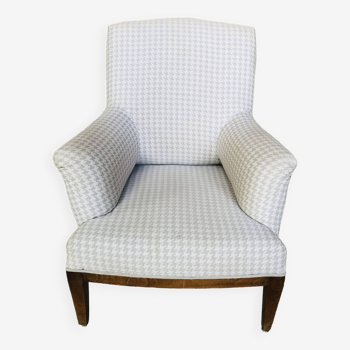 Reupholstered 40s armchair