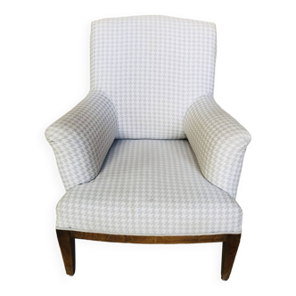 Reupholstered 40s armchair