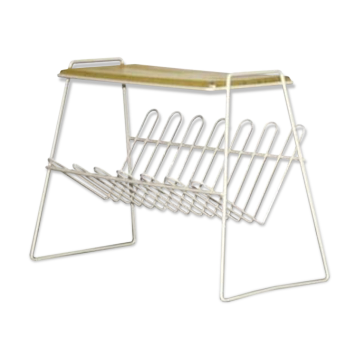Magazine rack metal 50s