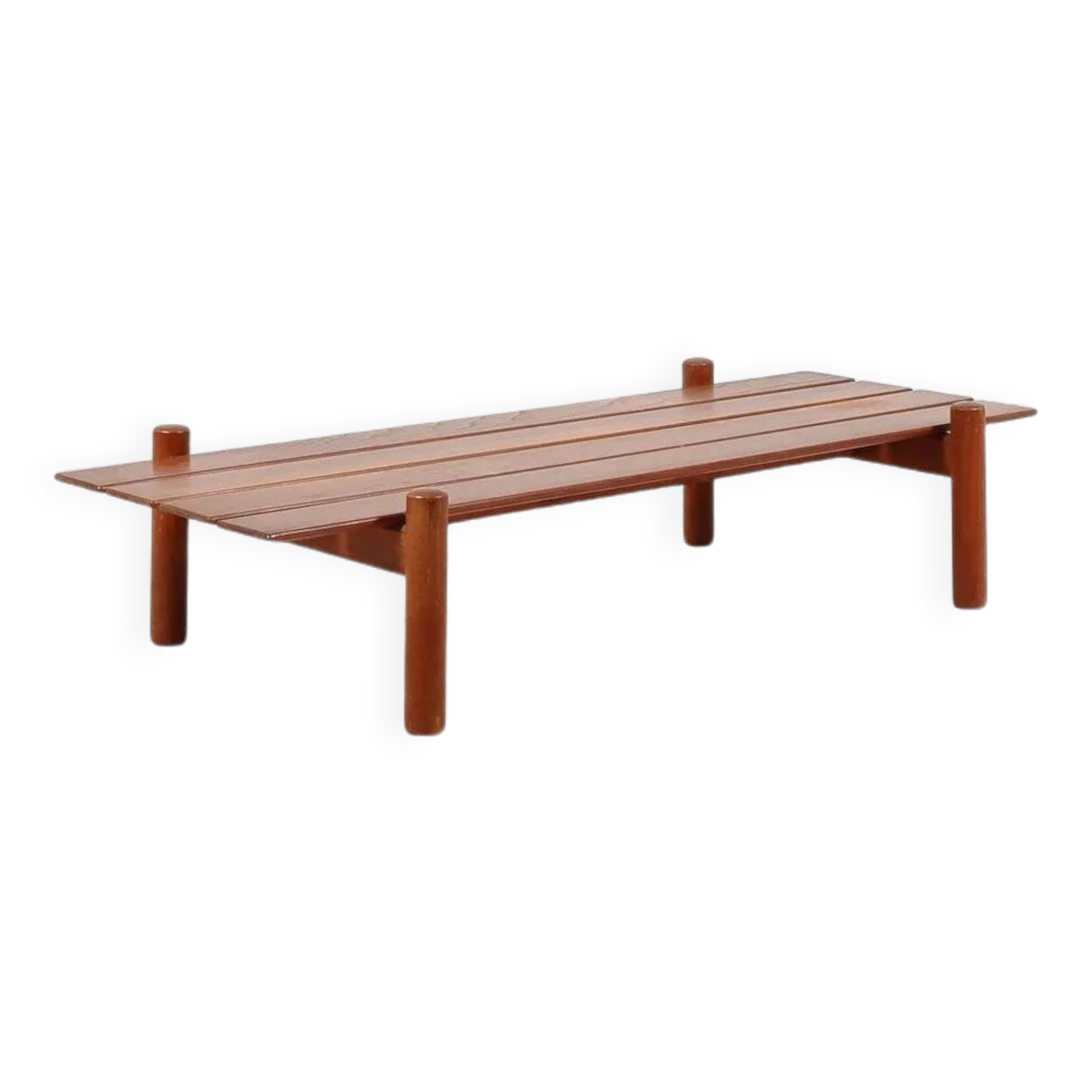 Low bench by Lotos Werkkunst, Germany