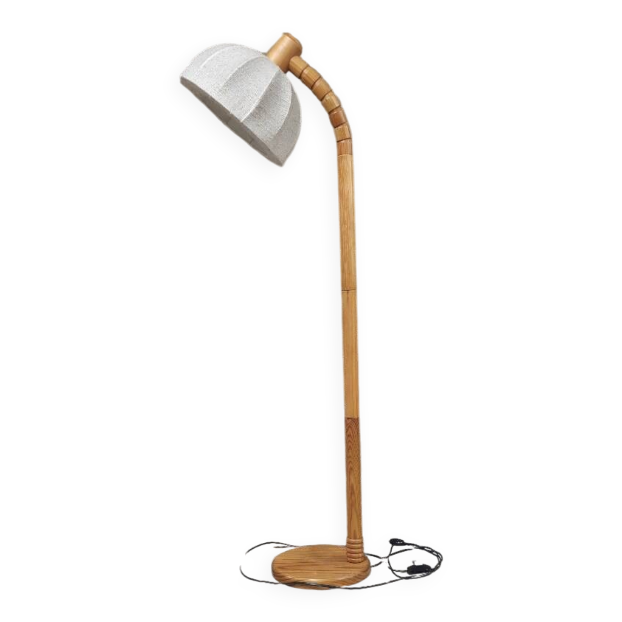 Danish pine floor lamp 1970