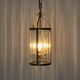 Old vintage brass and crystal lantern decoration chandelier lighting LAMP-7125