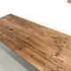 Farm table with tapered legs, L 260 cm