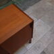 Two-door teak storage unit from the 1960s