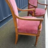 Paire de fauteuils directoire anciens