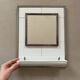 Barber mirror old tiles