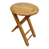 Tabouret pliant dans le style de Roger Tallon ou Adrian Reed, vers 1970