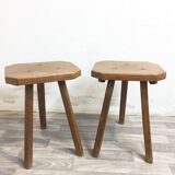 Pair stools vacher 1950