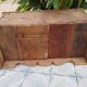 Very old solid oak chest Folk Art of Queyras