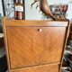 Vintage wooden secretary desk from the 50s