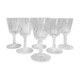 Set of 6 vintage diamond glasses